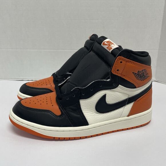 Air Jordan 1 Retro High OG Shattered Backboard 2025 Size 9 Men Orange Black